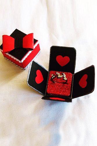 engagement ring boxes unique surprise box