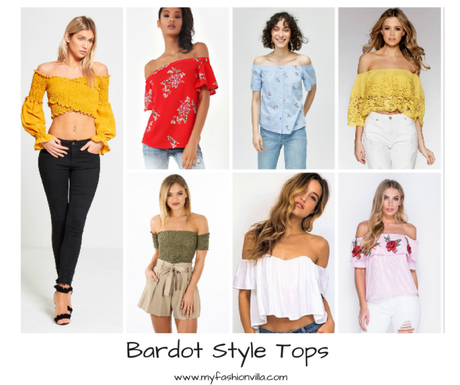 Bardot Style Tops