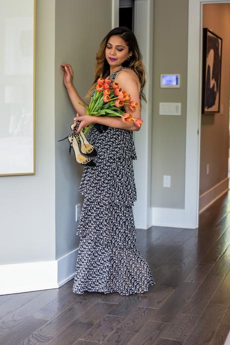 ten things to be thankful for this mothers day, happy mothers day, tiered macys maxi dress, ruffle dress, photoshoot, mommy style, wedding look, style, stylist, Dc blogger, seven things I learn't as a mother, myriad musings 