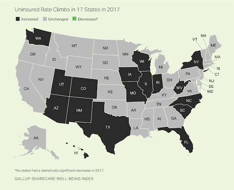 GOP Raised % Of Uninsured (And Is Doing Nothing To Fix It)