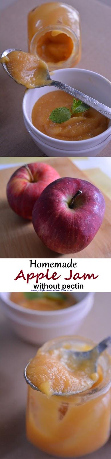 Homemade Apple Jam Recipe without Pectin, How to make Apple Jam Recipe for Babies/Toddlers | Apple Jam with Cinnamon