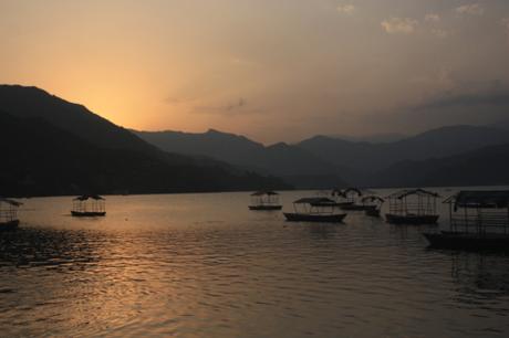 DAILY PHOTO: Sunset Over Lake Phewa