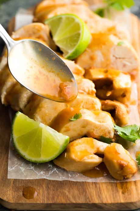 Instant Pot Chipotle Lime Chicken Breasts