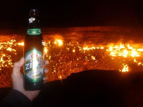 Backpacking in Turkmenistan: Camping at the Darvaza Gas Crater, Karakum Desert Backpacking in Turkmenistan: Camping at the Darvaza Gas Crater, Karakum Desert