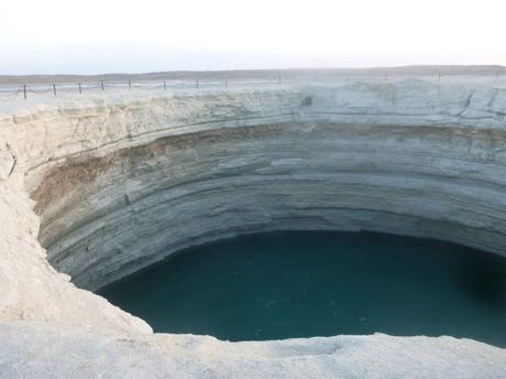 Backpacking in Turkmenistan: Camping at the Darvaza Gas Crater, Karakum Desert Backpacking in Turkmenistan: Camping at the Darvaza Gas Crater, Karakum Desert