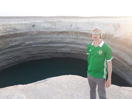 Backpacking in Turkmenistan: Camping at the Darvaza Gas Crater, Karakum Desert Backpacking in Turkmenistan: Camping at the Darvaza Gas Crater, Karakum Desert