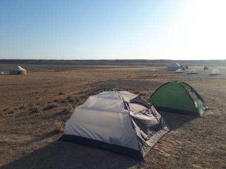 Backpacking in Turkmenistan: Camping at the Darvaza Gas Crater, Karakum Desert Backpacking in Turkmenistan: Camping at the Darvaza Gas Crater, Karakum Desert