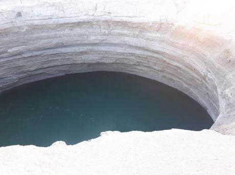 Backpacking in Turkmenistan: Camping at the Darvaza Gas Crater, Karakum Desert Backpacking in Turkmenistan: Camping at the Darvaza Gas Crater, Karakum Desert