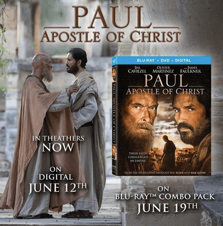 Paul Apostle Of Christ Coming To Blu-ray/ DVD June 19th