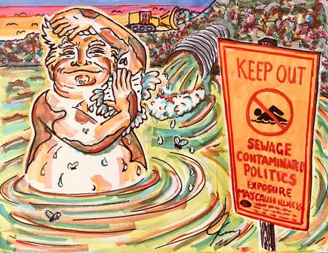 Jim Carrey's Satirical Paintings Of Trump And His Allies