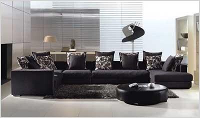 modelos de sofas pretos para decoracao