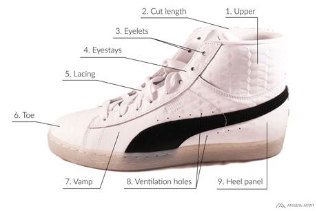 Parts of a Basketball Shoe - Outer - Anatomy of an Athletic Shoe - Athlete Audit