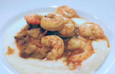 Dom's Magical Shrimp & Cheese Grits