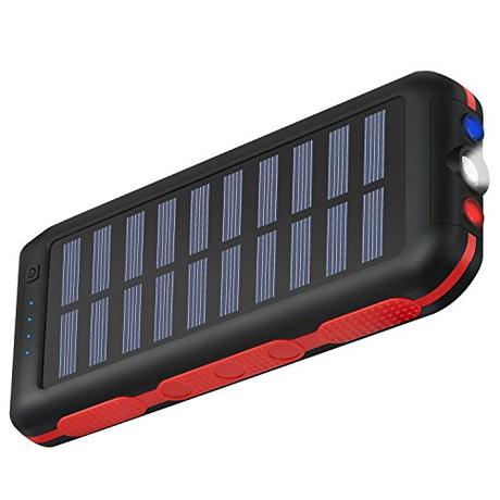 Portable Charger Power Bank Solar Charger 25000Mah Waterproof Batter Pack For iPhone, iPad & Samsung Galaxy & More