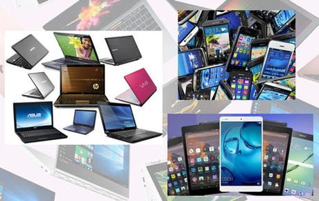 Laptop, Tablets and Smartphones