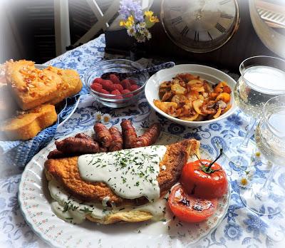 Souffle Omelet & Cornbread Muffins