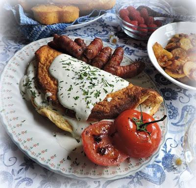 Souffle Omelet & Cornbread Muffins