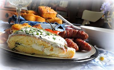 Souffle Omelet & Cornbread Muffins