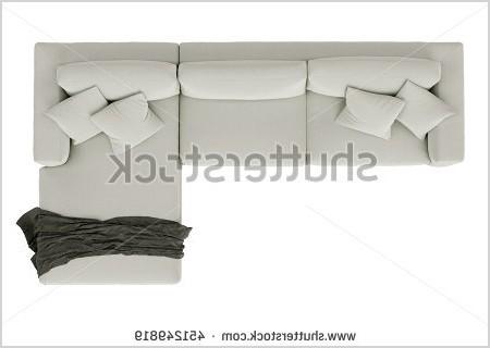 modern sofa white fabric draped isolated 451249819