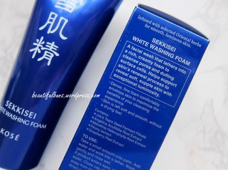 Review: Kose Sekkisei White Washing Foam