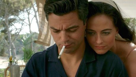 Dominic Cooper as Ian Fleming: Navy Linen Shirt Dominic Cooper as Ian Fleming: Navy Linen Shirt