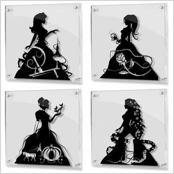 disney princess belle silhouette