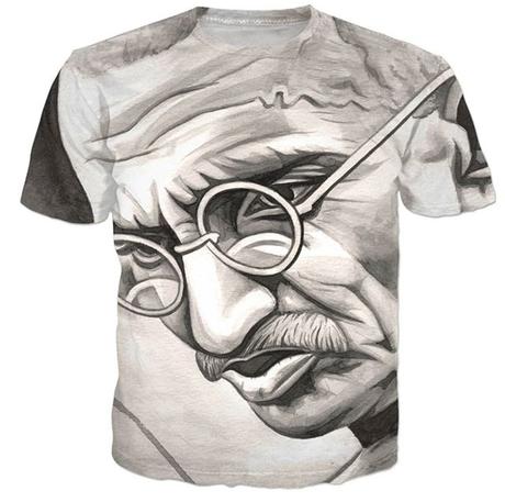 Gandhi watercolor, one of my illustrations now available on t-shirts and clothes, check it https://bit.ly/2sbkuKX #gandhi #india #watercolor #drawing #tshirts #clothes #photography #benheineart #art #portrait