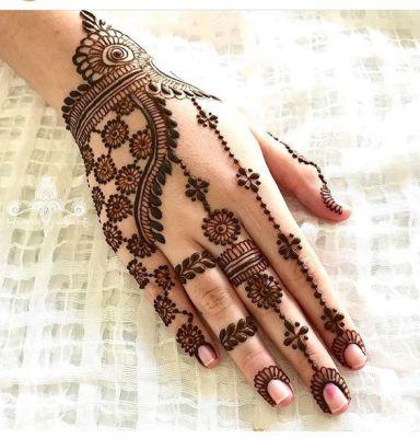 10 Trendy, Unique and Simple Mehandi Designs