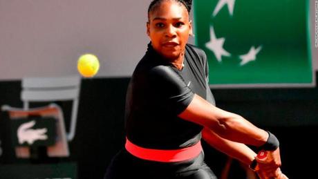 Serena Williams Returns To The French Open Looking Like A Superhero