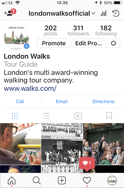 Keep In Touch With London Walks!