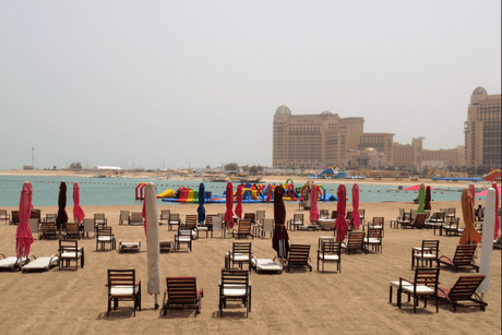 Beach at Katara Cultural village 