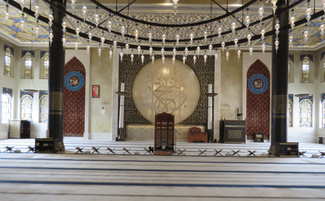 Interiors of the mosque in Katara Cultural village