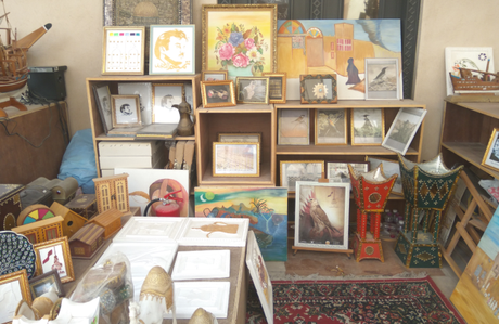 Art stalls at Katara Cultural Village