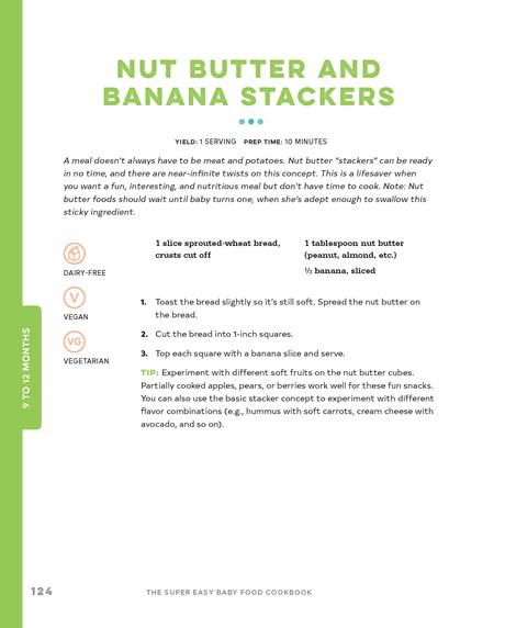Nut Butter and Banana Stackers (An Easy, Healthy Toddler Meal!)