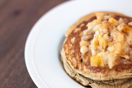 Healthy Oat and Sprouted Wheat Pancakes
