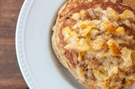 Healthy Oat and Sprouted Wheat Pancakes