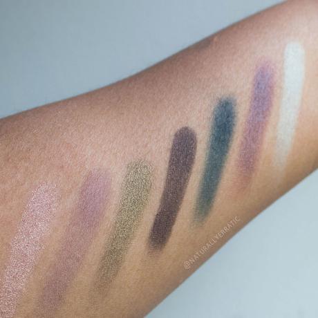  elf cosmetics posh peacock eyeshadow swatches and review 