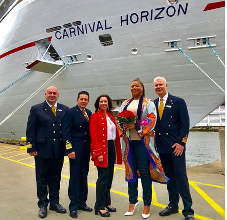Queen Latifah Has Been Named “Godmother” Of Carnival Cruise Ship