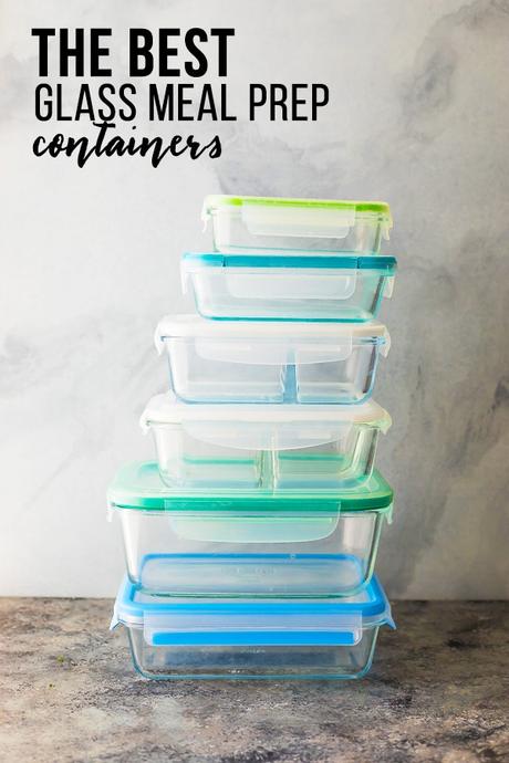 The 5 best glass meal prep containers- stack of glass meal prep containers