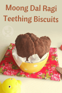 Moong Dal Ragi Teething Biscuits for Babies