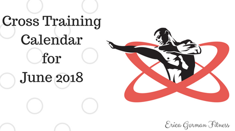 Cross Training Calendar for June 2018