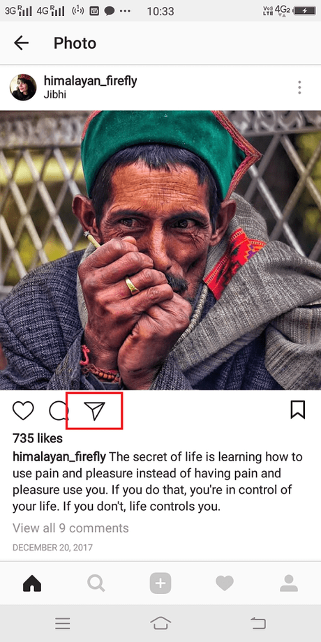 How to Reshare Instagram Posts to Stories instagram post send to option