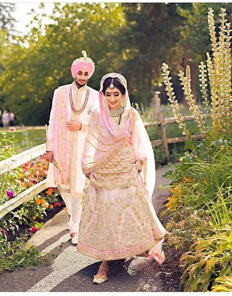 wedding bride and groom couple pose