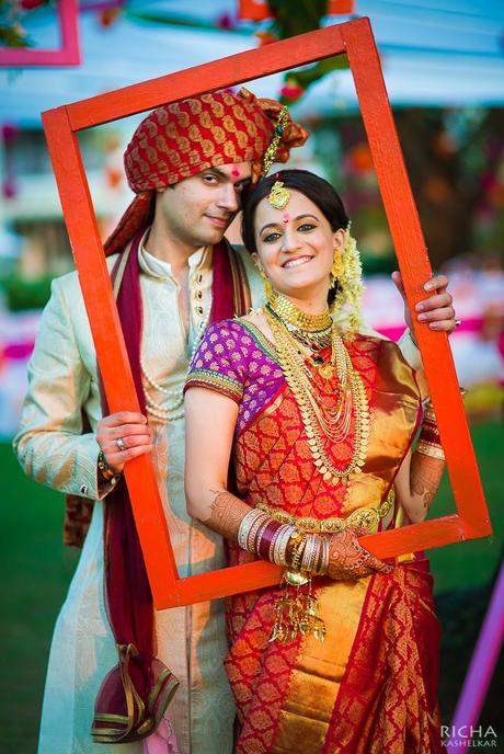 Indian Wedding Photography: Bride and groom Pose Photography ideas