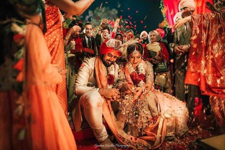 Indian Wedding Photography: Bride and groom Pose Photography ideas