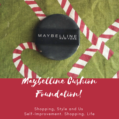 Shopping, Style and Us - Maybelline SUper Cushion Ultra Foundation in Sun Beige. COmes in beautiful black packaging