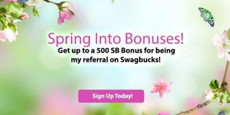 Get 500 bonus SB when you sign up for Swagbucks in June