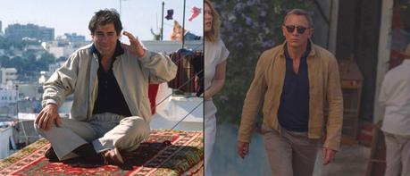 Bond’s Beige Bomber Jacket in The Living Daylights Bond’s Beige Bomber Jacket in The Living Daylights