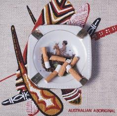 Tony Albert. Girramay/Yidinji/Kuku Yalanji peoples Australia Qld/NSW b.1981 Child Riding Kangaroo (from ‘Mid Century Modern’ series) 2016 Pigment print on paper 100 x 100cm 