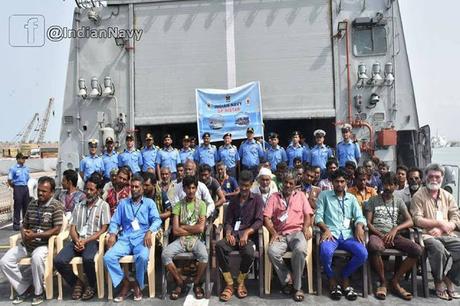Operation Nistar ~ Indian Navy evacuates stranded indians from Yemen